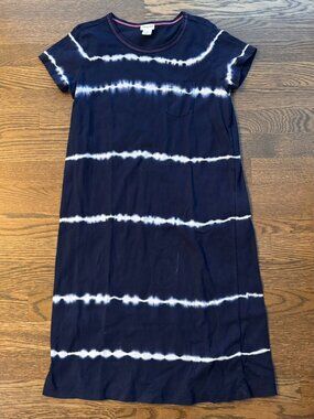 J. Crew CREWCUTS Tie-dyed T shirt dress size 12